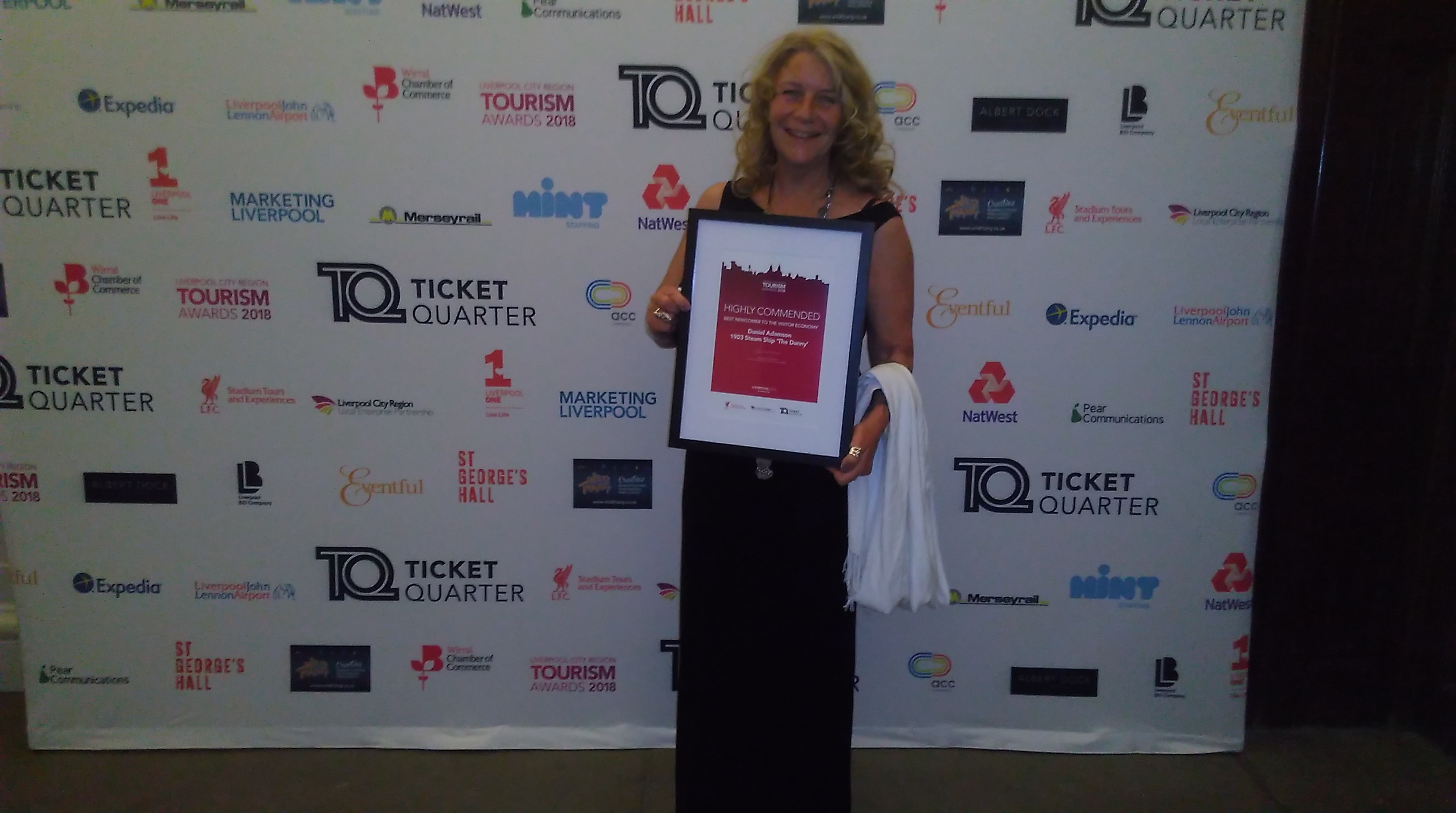 We have won an award as part of The Liverpool City Region Tourism Awards 2018